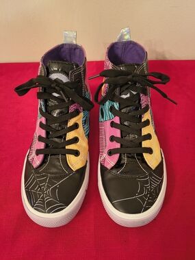 Ground Up The Nightmare Before Christmas SallyColorblock High-Top Sneakers Sz 8
